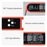 Walfos Termómetro para hornear alimentos en casa, barbacoa, medir la temperatura de la leche, bolígrafo impermeable, plegable, cocina, herramientas electrónicas especiales para hornear - details 9