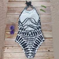 Traje XXL de talla grande, una pieza para mujer, Monokini de cuello alto, traje de baño se vende con cuello Halter, traje de baño, ropa de playa 2023 - details 5
