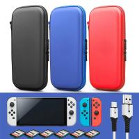 Crystal Clear Case Kit for Switch Oled Carrying Travel Bag Pouch for Ns Oled Game Console Protection & Screen Protector - details 7
