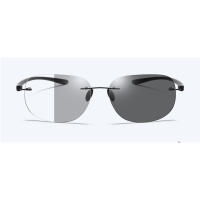 Gafas de sol fotocromáticas sin montura, lentes de lectura TR90 bifocales, templo elástico, cómodas, protección UV + 0,75 a + 4 - details 2