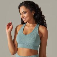 Sujetador deportivo a prueba de golpes para mujer, camiseta sin mangas para correr, ropa interior sexy para fiesta y yoga - details 15