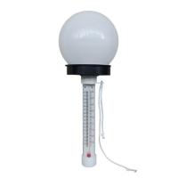Termómetro de piscina flotante con luz LED alimentada por energía Solar para estanque, Spa, bañera de hidromasaje, baño terapéutico de agua - details 0