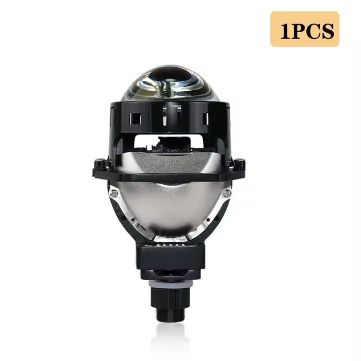 Lente de proyector Bi LED azul de 3,0 pulgadas, faro Universal, retroadaptación para H1 H4 H7 H11, faro de luz automático, accesorio para coche - 1