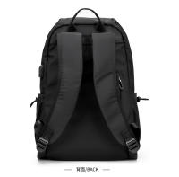Mochila resistente al desgaste para viajeros, mochila informal de tela Oxford, mochila curva impermeable neutra para estudiantes de secundaria - details 31