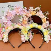 Tocado de flores con cabeza de Quanzhou, guirnalda de flores de estilo étnico, accesorios para el cabello, accesorios de fotografía - details 2
