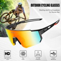 SCVCN Cycling Sunglasses Glasses Street Shades UV400 Bike Bicycle Hiking Camping Golf Sports Glasses for Men Women Baseball - details 3