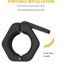 Abrazaderas magnéticas para barra de levantamiento de pesas, barra hexagonal para levantamiento de pesas, bloqueo giratorio, collares universales estables para barra - details 12