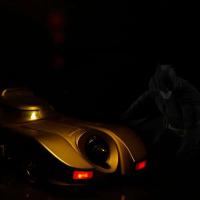Batmobile Clásico de 1989 Modelo de Coche de Aleación Diecast Coleccionable con Sonido y Luz - details 11