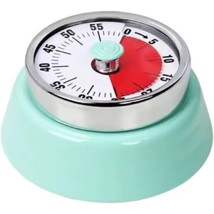 Temporizador magnético de metal, cuerda manual, no requiere agua, visualización del tiempo, herramienta de gestión del tiempo para cocina, trabajo, estudio, fitness. - 1