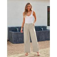 Cargo de cintura alta para mujer Pantalones rectos primavera-otoño - details 9