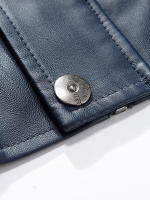 CHAIFENKO Chaqueta de Invierno para Hombres Moda de Ocio de Piel de Vellón Grueso - details 12