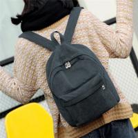 Mochila de Corduroy para Mujer Tendencia en Bolsos de Viaje y Escuela Color Sólido - details 9