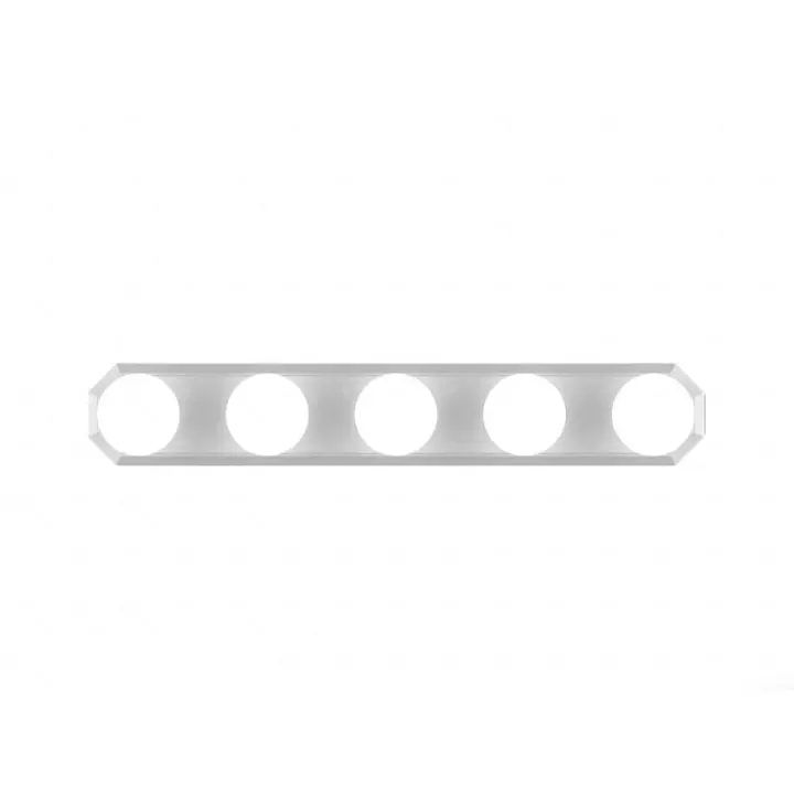 Luz de espejo LED - 5 bombillas LED - Estilo Hollywood - Luz de maquillaje - regulable - USB - 1
