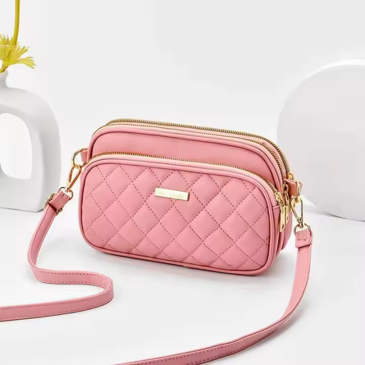 Originals Originals Bolso cruzado con diseño acolchado para mujer, pañuelo de piel sintética, cartera para teléfono - 1