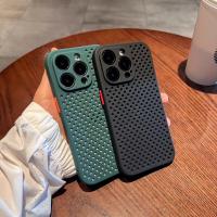 Fundas de Protección Transpirables de Malla de Lujo para Verano con Diseño de Bloques de Colores y Antigolpes para iPhone 15, 14, 13, 12, 11 Pro Max y 15 Plus - Accesorio para Teléfono - details 6