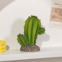 Estatua de Cactus verde creativa, figuras de Cactus en miniatura resistentes a la intemperie, adornos de Cactus hechos a mano resistentes a los rayos UV, decoración interior - details 6