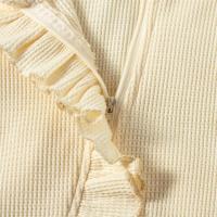 Conjunto de Regreso para Bebé Recién Nacido Romper de Pijama de Piso con Volantes - details 4