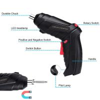 Alicato Eléctrico STONEGO 3.6V 1300mAh Recargable Inalámbrico con Juego de 44 Piezas de Agujas para Herramienta de Mejoramiento del Hogar - details 5