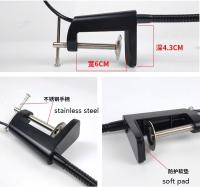 Lámpara de trabajo de torno con clip LED de cuello de cisne de tubo largo de 110V/220V 10W - details 3