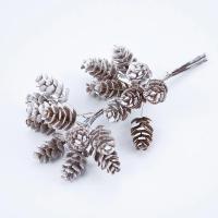 Ramas Artificiales de Pino 10pcs Flores Decorativas para Hogar y Boda Ideal para Navidad - details 2