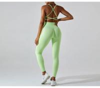 Sujetador Deportivo de Yoga para Mujer Sexy Espalda Deportiva Sin Costuras Secado Rápido Transpirable Top para Danza y Ciclismo Material de Nylon Adecuado para Correr Primavera Verano - details 6