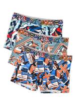 Pack de 3 Bóxer Moda Hombre - Estampado Artístico Graffiti y Corte Elástico Sin Etiquetas - details 0