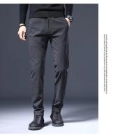 Pantalones Denim de Alta Calidad Estilo Clásico Otoño 2024 Vaqueros de Negocios Casuales para Hombres con Alta Comodidad y Elástico - details 10
