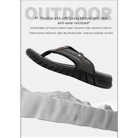 Zapatillas de Hombre de Verano Informales Zapatos de Playa con Punta Abierta, Suelo Suave, Sandalias Cómodas para Vacaciones Interiores, Antideslizantes y a la Moda - details 2