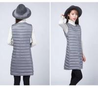 2024 Chaleco de cintura media adelgazante de crochet para mujer, botón ligero con chaqueta con cierre de cremallera bordada en 3D - details 5