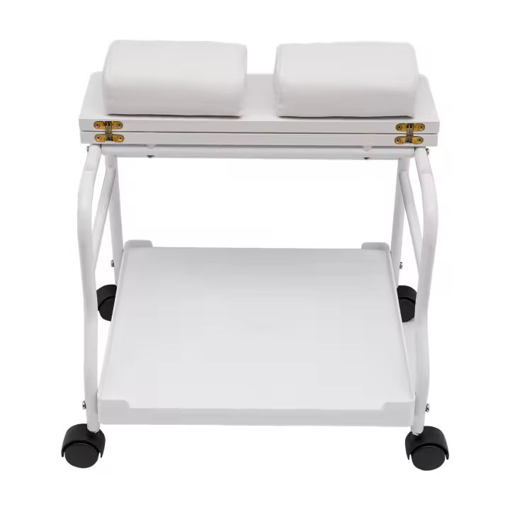 Baño de pies para uñas, Spa, carrito portátil para pedicura, manicura, masaje, blanco nuevo, 50x42x47cm/19,69x16,54x18,5 pulgadas - 1