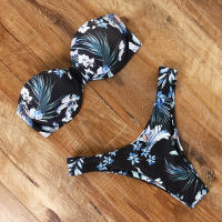 Bañador brasileño Sexy para mujer, conjunto de Bikini con sujetador de realce, traje de baño de dos piezas, ropa de playa de cintura baja, bañador de leopardo - details 17