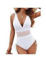 Traje de baño de una pieza para mujer, traje de baño de cintura alta sexy ajustado, bikini de mujer - details 8