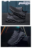 Zapatillas de correr transpirables de marca para hombre, zapatillas deportivas antideslizantes resistentes al desgaste para gimnasio, zapatillas de tenis absorbentes de golpes, zapatillas de deporte con cuchilla a la moda - details 9