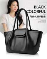 Bolso cruzado informal y versátil para mujer, bolso de mano plisado de un solo hombro, grande - details 1