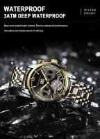 Reloj de Pulsera Mecánico Automático de Lujo Premium Acero Inoxidable, Resistente al Agua, Luminoso con Fecha - details 5