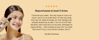 repurchased 5 times love use on entire face break out cleared up skin continue to buy monthly