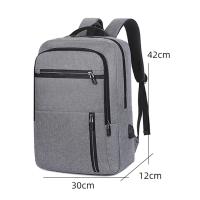 Mochila De Negocios multifuncional para hombre, bolsa impermeable para ordenador portátil, con carga USB, informal, de gran capacidad - details 4