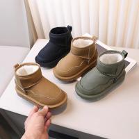 Botas de nieve de estilo coreano para niñas, zapatos antideslizantes de fondo suave, versátiles, informales, mantienen el calor, de felpa, a la moda, novedad de invierno, 2024 - details 2
