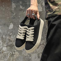 Zapatos de lona para hombre, básicos, versátiles, negros, modernos, casuales, transpirables, delgados, retro, deportivos - details 9