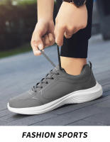 Zapatillas de deporte de cuero de alta calidad para hombre, zapatos informales impermeables, zapatillas ligeras para correr al aire libre, Tenis deportivos, zapatos planos masculinos - details 20