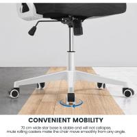 Silla de Oficina Ergonómica Silla Reposabrazo Ajustable Silla Oficina Trabajo con Reposacabeza Silla Giratoria Rosa - details 33