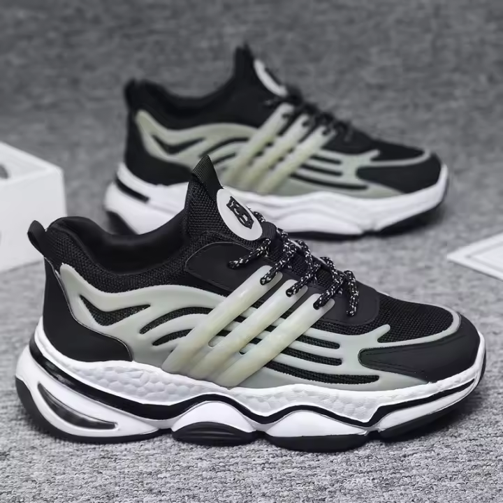 Zapatillas Deportivas Casuales para Hombres de Talla Grande Transpirables, Plataforma, Moda de Temporada, Importadas - 1