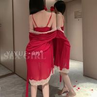 Conjunto de camisón de pijama con tirantes de ropa interior sexual - details 3