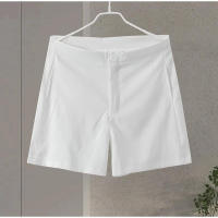 Conjunto de 2 piezas sin mangas para mujer, Top de una hilera de botones, pantalones cortos anchos de cintura alta - details 2