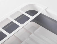 Estante de secado de platos plegable, estantes de almacenamiento, escurridor de platos portátil, campistas de cocina, remolque de viaje, ahorro de espacio - details 7