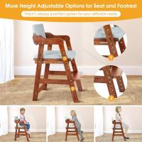 haya silla profesor 6 niveles altura regulable, estable y segura hasta 90 kg y adultos (Nogal) - details 2