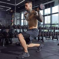Pantalones cortos informales de media longitud para hombre, de verano, de talla mediana, de secado rápido, antivaciado de doble capa, nueva tendencia - details 8
