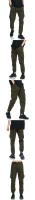Pantalones Cargo para Hombres Overalls Casuales de Otoño Multiprietos Traje de Trabajo de Algodón Largo - details 1