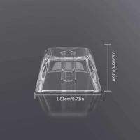 D7YC 1PCS Blank XDcaps 1.5mm Thick 1.75U Transparent Keycap Perfect for DIY Keyboard Enthusiasts - details 2