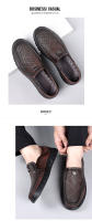 Zapatos Casuales de Mocasín para Hombres Suela Transpirable de Verano, Versátil, Piel de Oveja, Formal - details 13